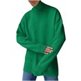 thumbnail image 2 of Dvkptbk Chandails pour Femmes Mode Féminine Tenue Décontractée Manches Longues Col Rond Chandail Vêtements en Liquidation, 2 of 7
