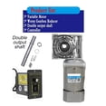 thumbnail image 2 of 180W Worm Gear Motor with RV040 Reducer Gearbox Speed Adjustable Controller 130-16RPM Gear Motor Self-Locking 90W-180W AC ,Easy to Install, 2 of 7