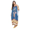 thumbnail image 1 of Caftans Longs pour Femmes Grande Taille Robe Caftan Robe de Soirée Fête Été Plage Robe d'Été Manches Kimono Longues Robes Décontractées en Ligne, 1 of 7