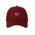 thumbnail image 2 of Trendy Heart Embroidered Baseball Cap for Daily Wear - Adjustable and Versatile Headgear for All Seasons, 2 of 4