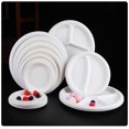 thumbnail image 2 of Disposable Plastic Circular Plates, Vegetable Plates, Barbecue Fruit Plates, Cake Plates 11 inches, 2 of 6