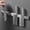 Silver #0, variant on Vaidha 304 Stainless Steel Magnetic Knife Bar - Use As Knife, Knife Rack, Knife Strip, Kitchen Utensil And Tool Knife Rack Without Punching Kit