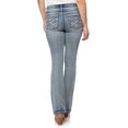 thumbnail image 4 of WallFlower Women's Luscious Curvy Bootcut Mid-Rise Insta Stretch Juniors Jeans (Standard and Plus), 4 of 9