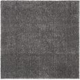 thumbnail image 2 of Safavieh August Shag Collection AUG900F Solid 1.2-inch Thick Area Rug, 5'3" x 5'3" Square, Grey, 2 of 7