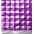 thumbnail image 1 of Soimoi Silk Fabric Gingham Check Print Fabric by The Yard 42 Inch Wide, 1 of 3
