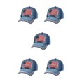 thumbnail image 2 of Decodeary Fashionable Baseball Cap Adjustable And Sun Defended Multi-colors Hat Denim 3 5Set, 2 of 6