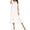 White, variant on Timegard Long Night Gowns for Women Short Sleeve Scoop Neck Sleepwear Casual Loose Comfy Home Dress