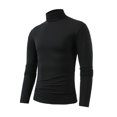 thumbnail image 3 of Turtle Neck Sweaters for Men Long Sleeve Compression Fit Workout Undershirts Moisture Sicking Athletic Gym T-Shirt, 3 of 4