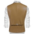 thumbnail image 3 of LSLJS Gilets Décontractés pour Hommes à Simple Boutonnage Imprimé Rétro Costume d'Hiver Débardeurs Col en V Hommes Col Rabattu avec Poches Gilets Formels Médiévaux, Chemises et T-Shirts Athlétiques pour Hommes Cadeaux pour Hommes, 3 of 3