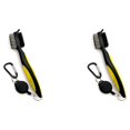thumbnail image 3 of Ruiboury Golf Club Brush Portable Handheld Replacement Double-sided Ball Shoe Brushes Yellow Lidless 2Set, 3 of 6