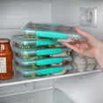 thumbnail image 3 of Sistema To Go Multi Split Meal & Food Prep Containers with Dividers & Clips, 820 mL, BPA-Free, 5 Pack, 3 of 8