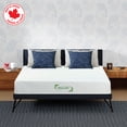 thumbnail image 1 of ViscoLogic Gemini 12 Inch Queen Mattress With Cooling Gel Medium Firm Foam For Sleep Cooler, CertiPUR-US® Certified Foam, Mattress in a Box, 1 of 6