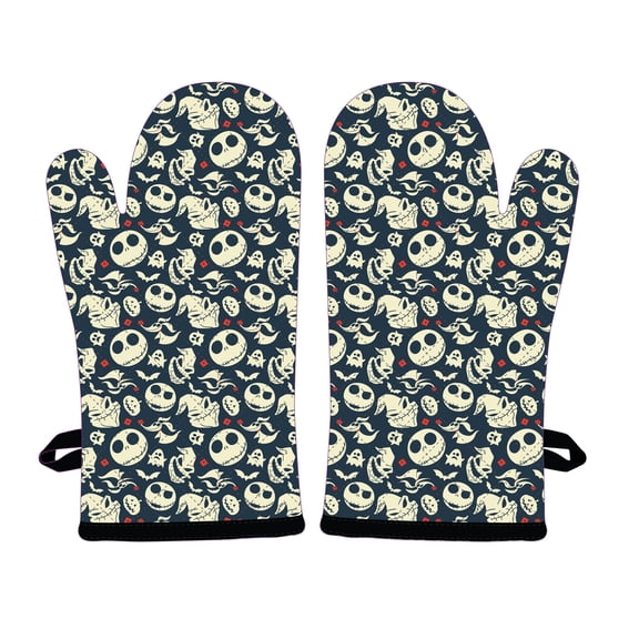Disney The Nightmare Before Christmas Jack and Oogie Boogie All-Over Print Oven Mitt