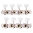 thumbnail image 1 of Tuning Pegs, Easy To Install White + Silver Steel + Acrylic + Copper Mandolin Machine Head, For 8 String Mandolin Tuners, 1 of 8