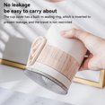 thumbnail image 1 of Large Capacity Breakfast Cup with Spoon Plastic Bottles with Breathable Holes Reusable Water Container Sealing Lid Microwave Cups Breathable Holes White, 1 of 9