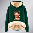 thumbnail image 4 of WEAIXIMIUNG Sweat à Capuche pour Femmes Imprimé Vintage de Noël à Manches Longues, 4 of 4