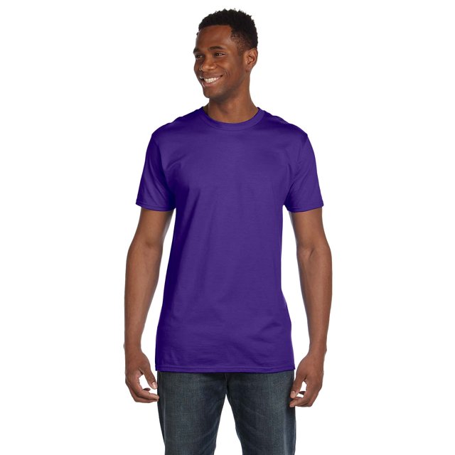 Hanes T-Shirt à Col Ras du Cou en Coton Ringspun Nano-T pour Hommes, Style 4980