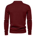 thumbnail image 3 of Yuyuzo Sweater for Men Long Sleeve High Neck Knitwear Sweatshirts Fall Winter Solid Color Basic Pullover Tops, 3 of 3