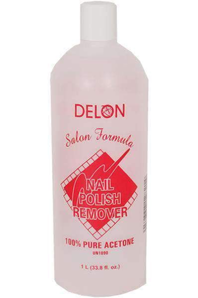 Delon Dissolvant de Vernis à Ongles à l'Acétone 100 % Pur 1 L
