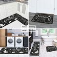 thumbnail image 5 of Kitchen Supplies Bowl Rugs Set of 2 Front Designer 47x17 Inch Mat, 5 of 5