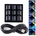 thumbnail image 1 of 9-key Macro Multifunctional Keypad Portable Mechanical Keyboard For Gaming UK J9U6, 1 of 6