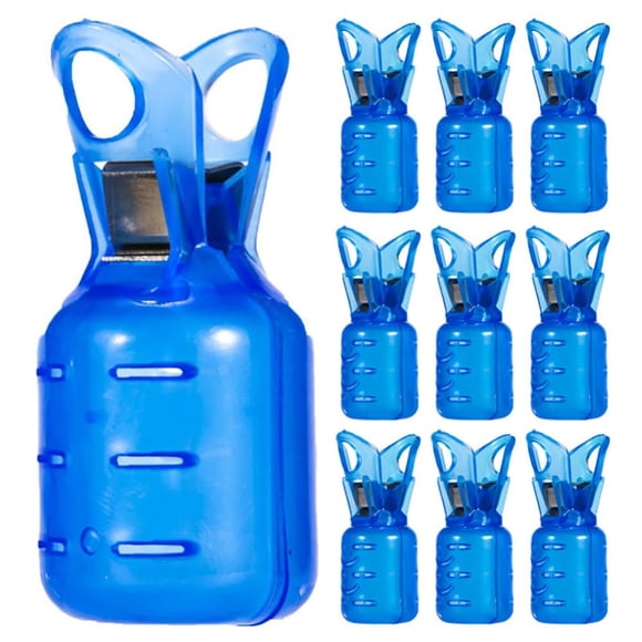 TROPOW 10 Pcs Housses d'Hameçons en PVC – Protecteur pour Petit Calmar et Jig, Garde-Enroulement Anti-Enchevêtrement pour Hameçons de Pêche, Organisation de Boîte à Leurres