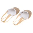 thumbnail image 2 of S SERENABLE Femmes Adultes Enfants Filles Chaussures à Demi-Semelle à Bout Pantoufles Gymnastique Rythmique Ballet 2X, 2 of 8