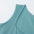 thumbnail image 4 of Hauts Grande Taille Crop Tops Femmes Col Carré Sans Manches Double Couche Débardeur Serré pour Femmes, 4 of 8