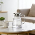 thumbnail image 1 of Acrylic Striped Kettle Plastic Cold Water Kettle Transparent Cool Kettle Juices Kettle Herbal Tea Kettle, 1 of 6