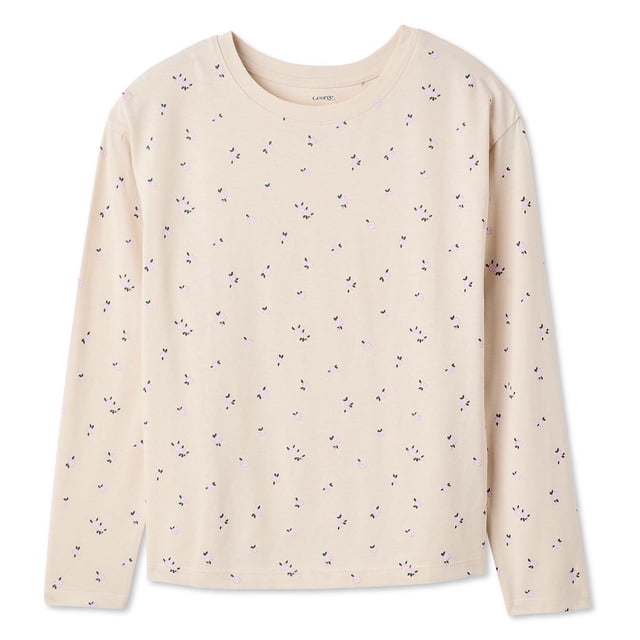 George Girls' Long-Sleeve Printed T-Shirt