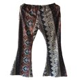 thumbnail image 3 of Women‘S Boho Hippie High Waist Printed Long Flared Bell Bottom Pants, 3 of 3
