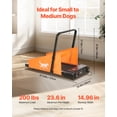 thumbnail image 3 of KFFKFF Dog Treadmill for Medium Dogs, 200 lbs Weight Capacity, Electric Dog Running Machine, Indoor Pet Treadmill with LED Display Screen & Foldable U Shaped Bar, 3 of 9