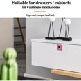 thumbnail image 3 of File Cabinets for Home Office,Fingerprint Cabinet Lock with Smart Biometric Feature - Hidden File Cabinet Lock USB Rechargeable for Home Office Drawer, 3 of 5