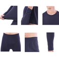 thumbnail image 5 of LANBAOSI Men Thermal Underwear Set Winter Top & Bottom Ultra Soft Male Long John Set Size 4X-Large, 5 of 5