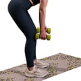 thumbnail image 3 of Tapis de yoga en PVC imprimé chevron 6 mm, 3 of 9