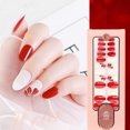 thumbnail image 2 of 24PCS Fake Nails Tips Set Different Sizes Natural French Short False Nails Tips Full Cover Acrylic Artificial Nails for Nail Salons & DIY Nail Art Tool, 2 of 9