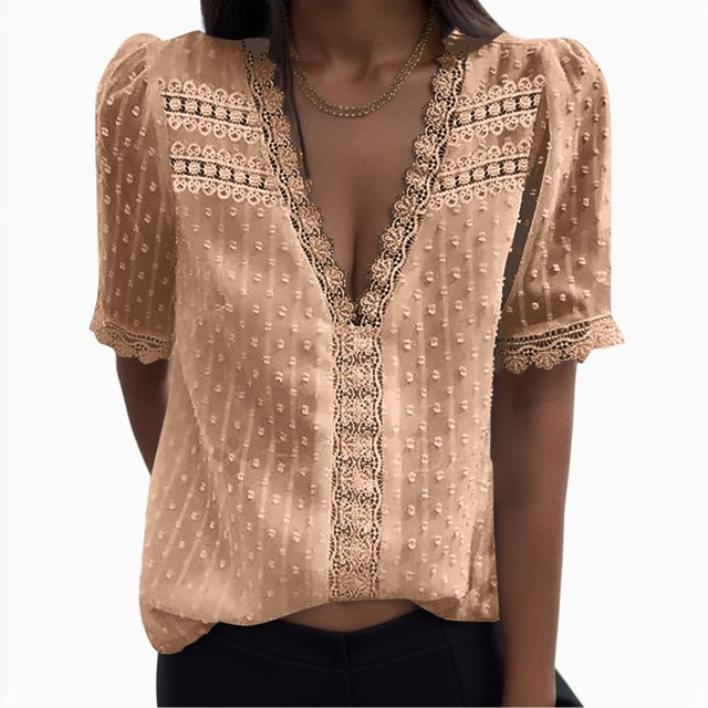 Ketyyh-chn99 Chandail à Col Rond pour Femmes, Décontracté, Léger, Coupe Ample, Manches Longues, Extensible, T-Shirt Côtelé à Col Rond, Ajusté, Hauts Basiques Décontractés, Beige, m