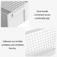 thumbnail image 4 of Up to 60% Off! Gspmoly Large Storage Basket Snack Storage Hollow Rectangular Storage Basket Miscellaneous Box Storage Frame Plastic Basket Storage Basket up to 60% Off, 4 of 6