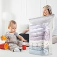 thumbnail image 3 of Sacs de Rangement à Compression sous Vide - Économie d'Espace pour Voyage et Organisation de Garde-Robe, Aucune Pompe Requise, Matériau Durable, JKODE, 3 of 9