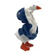 thumbnail image 2 of ERK 7 Inch Desk Goose Outfits Hoodies Tabletop Goose Mini Porch Goose Costume Goose Statue Key Holder For, 2 of 5