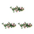 thumbnail image 4 of stanreset 1/2/3/5 Artificial Flower Plant Fake Vine Roses Simulation Rose Self-Assembly Party Balcony Garden Restaurant Living Room Garland Pink 3PCS, 4 of 6