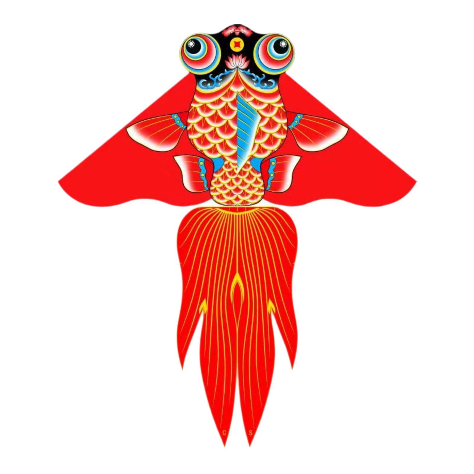 Lipstore Huge Kite Classic Pattern Colorful Large Giant Kites for Props Backyard Trip 210x240cm