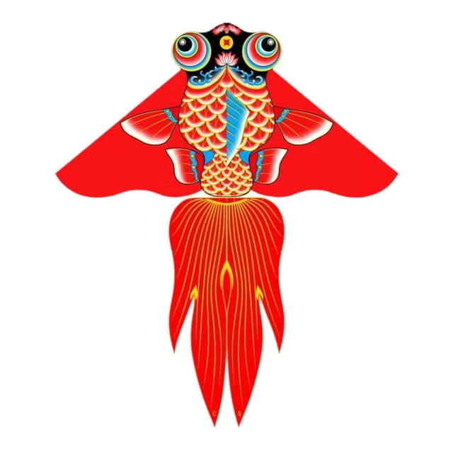 Lipstore Huge Kite Classic Pattern Colorful Large Giant Kites for Props Backyard Trip 210x240cm