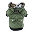 thumbnail image 2 of Dog Faux Pockets Hooded Jacket Warm Winter Coat Snowsuit For Small Dog, 2 of 6