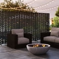thumbnail image 2 of Costway 72"H x 48"W Metal Privacy Screen with Expansion Bolts & Connection Screws for Patio, 2 of 9