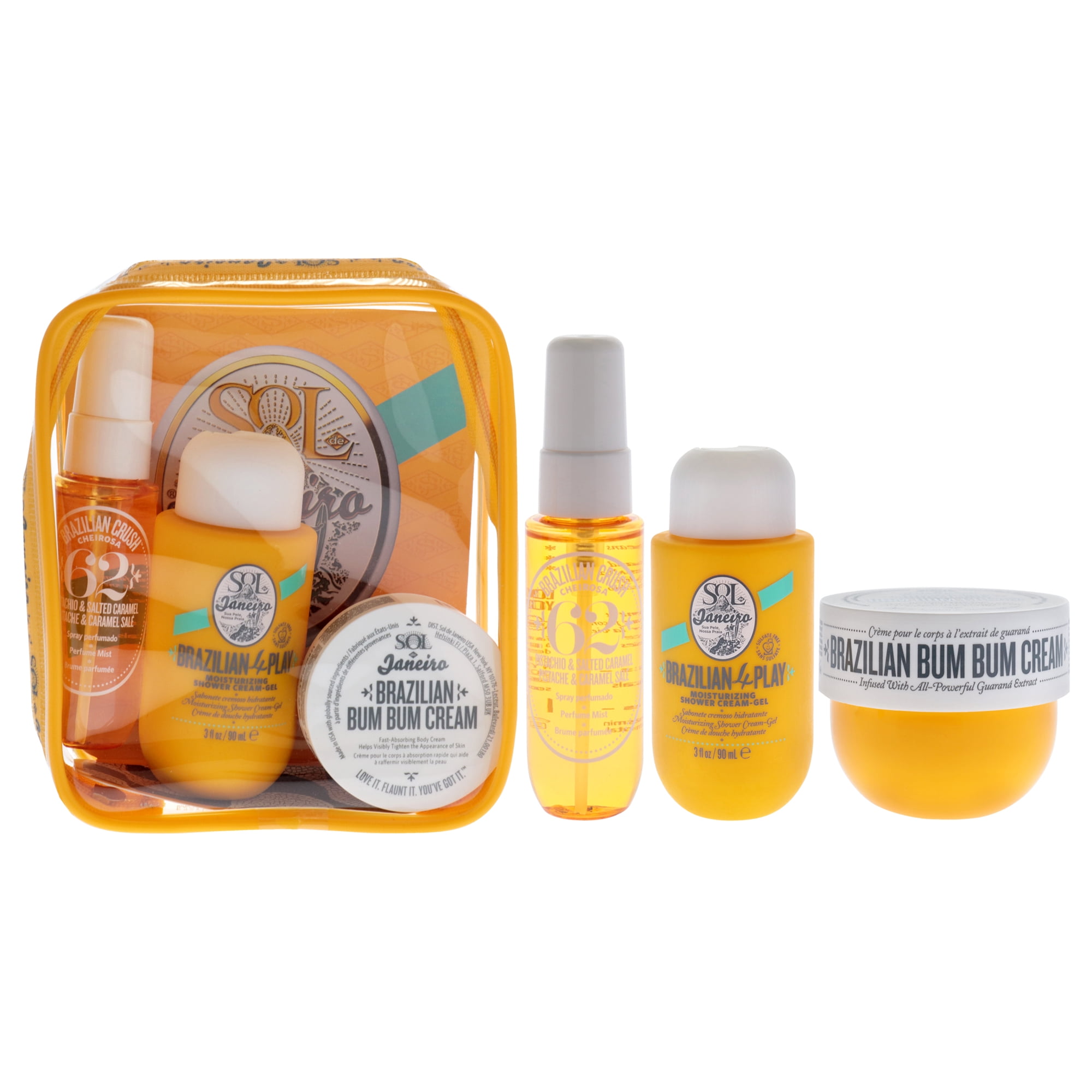 Bum Bum Jet Set by Sol de Janeiro for Unisex - 3 Pc 1oz Brazilian