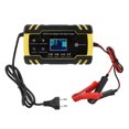 thumbnail image 2 of Starter Battery Boosters 12v/24v Battery Charger 12V/24V Smart Battery Charger Automatic Charging Pulse Repair For Car Motorcycle 110V-240VEU Plug, 2 of 8