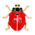 thumbnail image 3 of Yinanstore 2 Pieces Unisex Brooch Enamel Glass Jewelry - Red, 3 of 8