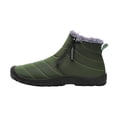 thumbnail image 2 of EGNMCR Snow Boots Men Shoes Solid Color Winter Keep Warm Woolen Casual Zipper Short Boots, 2 of 6