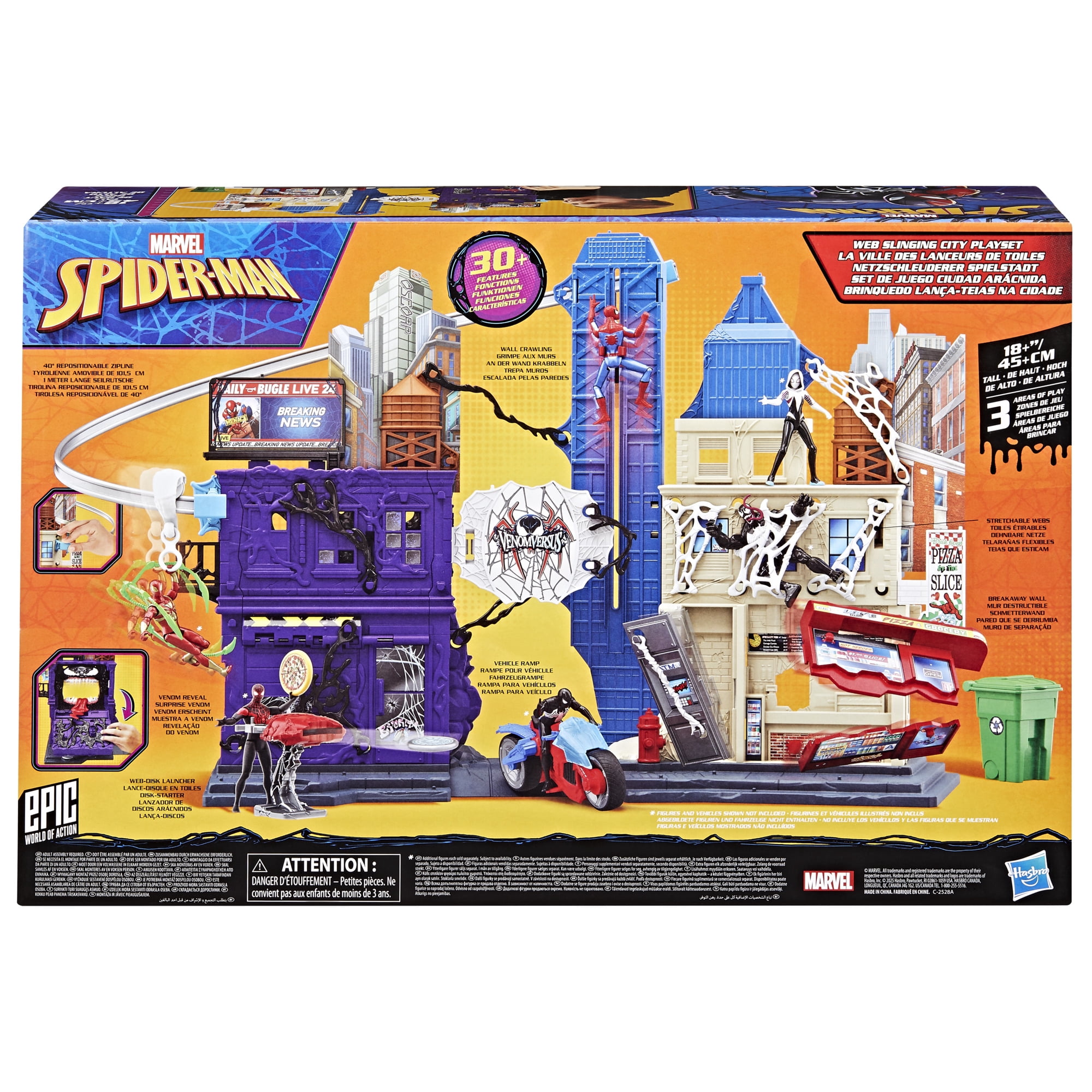 Marvel Spider-Man VenomVersus Web Slinging City Playset - Walmart.ca